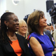 New York City Mayor-elect Bill de Blasio's wife, Chirlane McCray, with Bill Bratton's wife, Rikki Klieman, as de Blasio names Bratton to lead the New York City Police Department on Dec. 5, 2013, in New York City
Spencer Platt/Getty Images